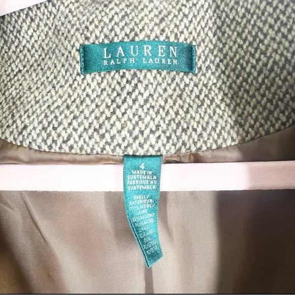 Lauren Ralph Lauren Wool Blend Twill Long Coat Size 4 - Picture 8 of 8